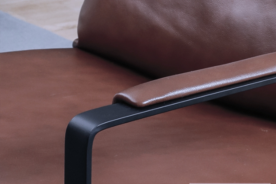 Solid meld steel with black color painted