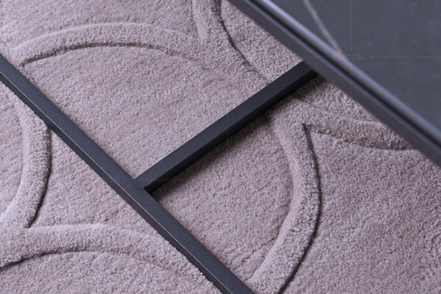 Square meld steel tube with black color painted