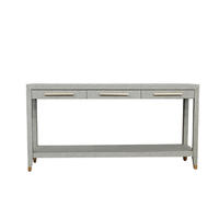 New luxurious upholstery with artificial leather console table furniture