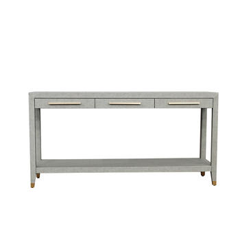 New luxurious upholstery with artificial leather console table furniture
