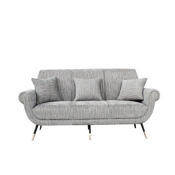 Luxury Hotel Furniture Modern design stainless steel base sofa for living room