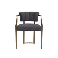 Hotel furniture contemporary yellow steel frame contemporary dining chair