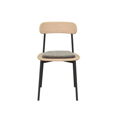 Modern Design Furniture Restaurant Metal Stacking Classroom Side Chair with Plywood/Vinyl Seat