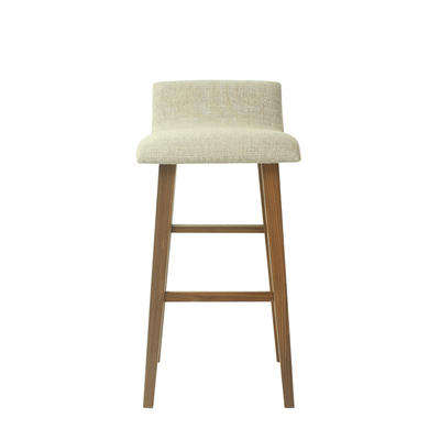 Best Selling High Leg New Simple Style Solid Wood Cafe Bar Stool Dining Chair