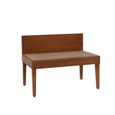 wooden panel Cherish Luggage Bench for hotel room