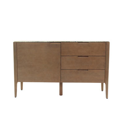 Wooden side storage organizer sideboard cabinet with shelf modern design