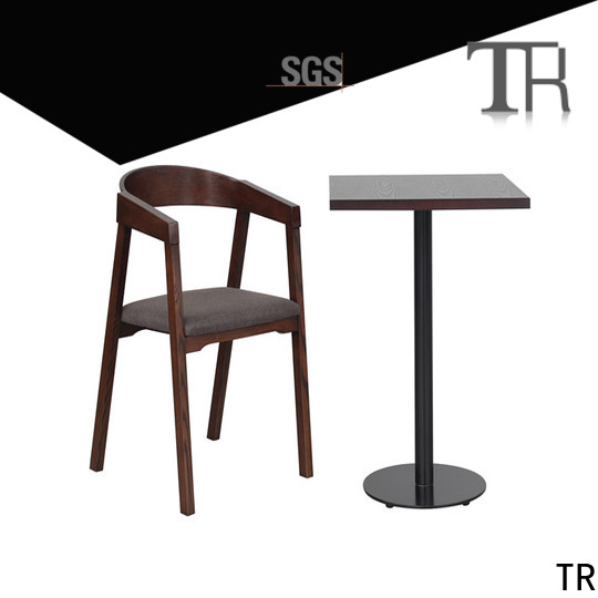 TR leather wood lounge chair company for furniture shop