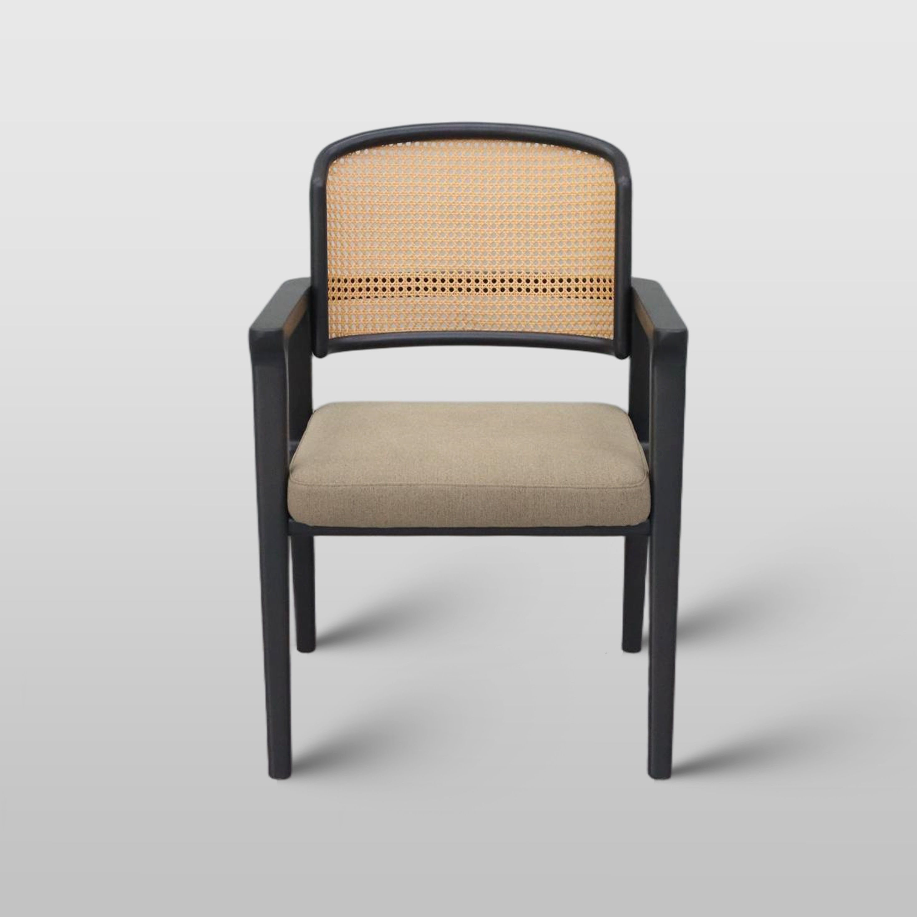 Vintage Rattan Woven Lounge Chair