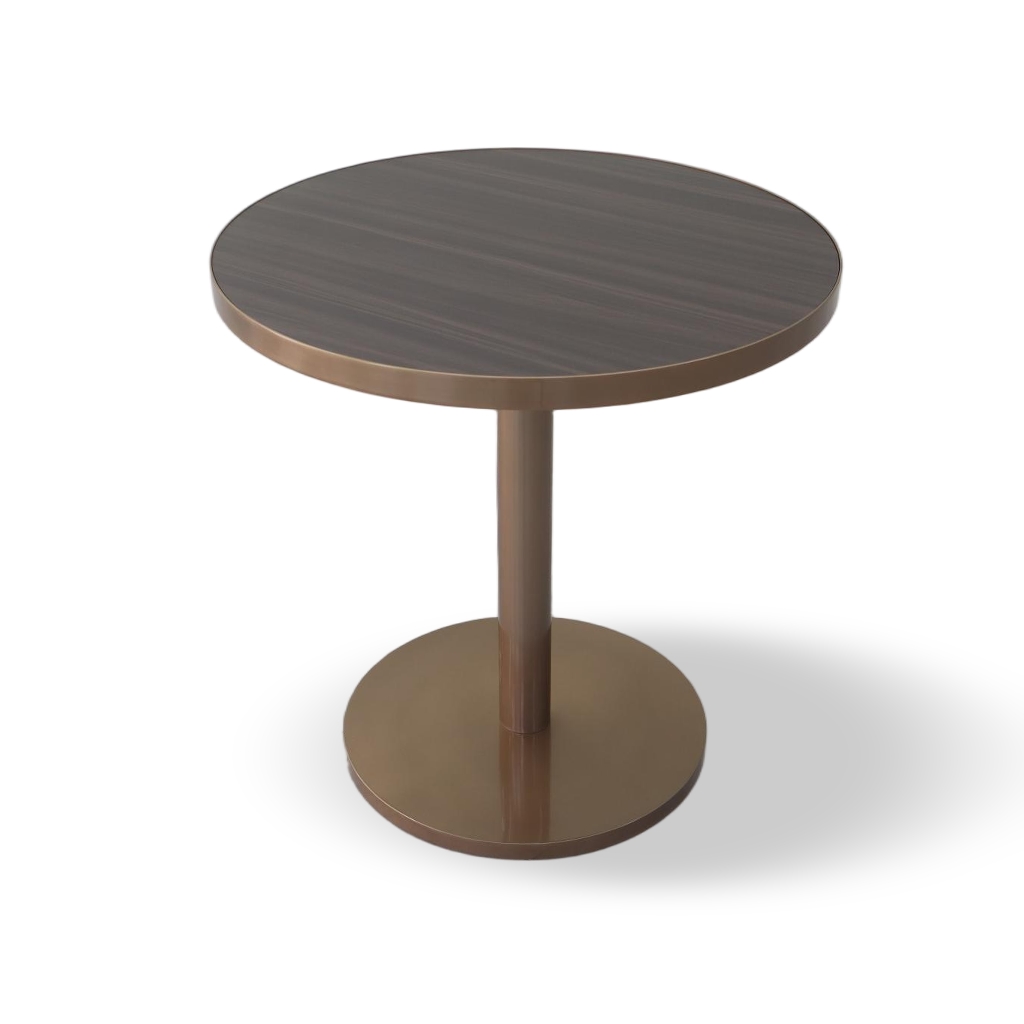 Vintage Light Luxury Small Round Table