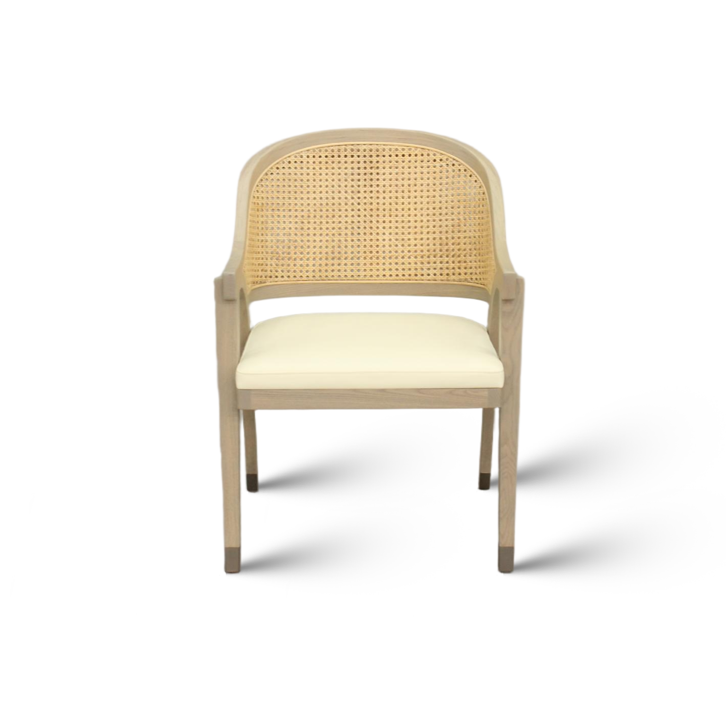 Solid Wood Rattan Chair