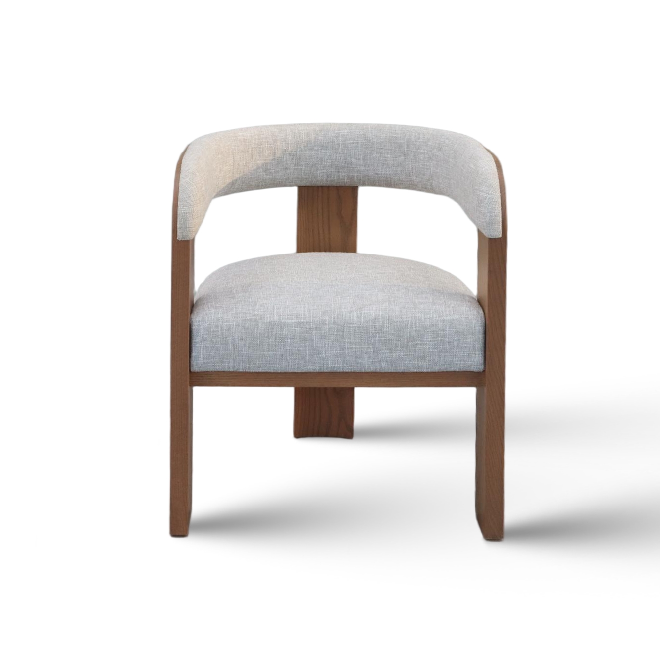 Modern Retro Solid Wood Upholstered Dining Chair