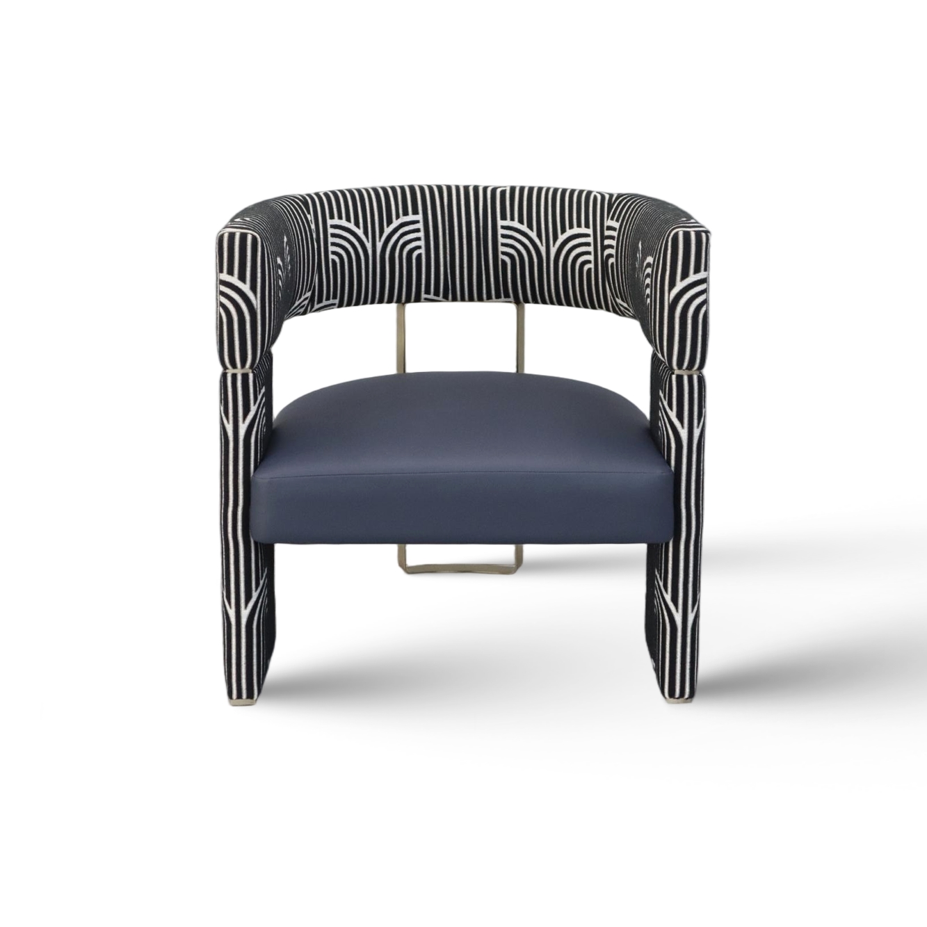 French Cream-Style Single-Seat Sofa Chair