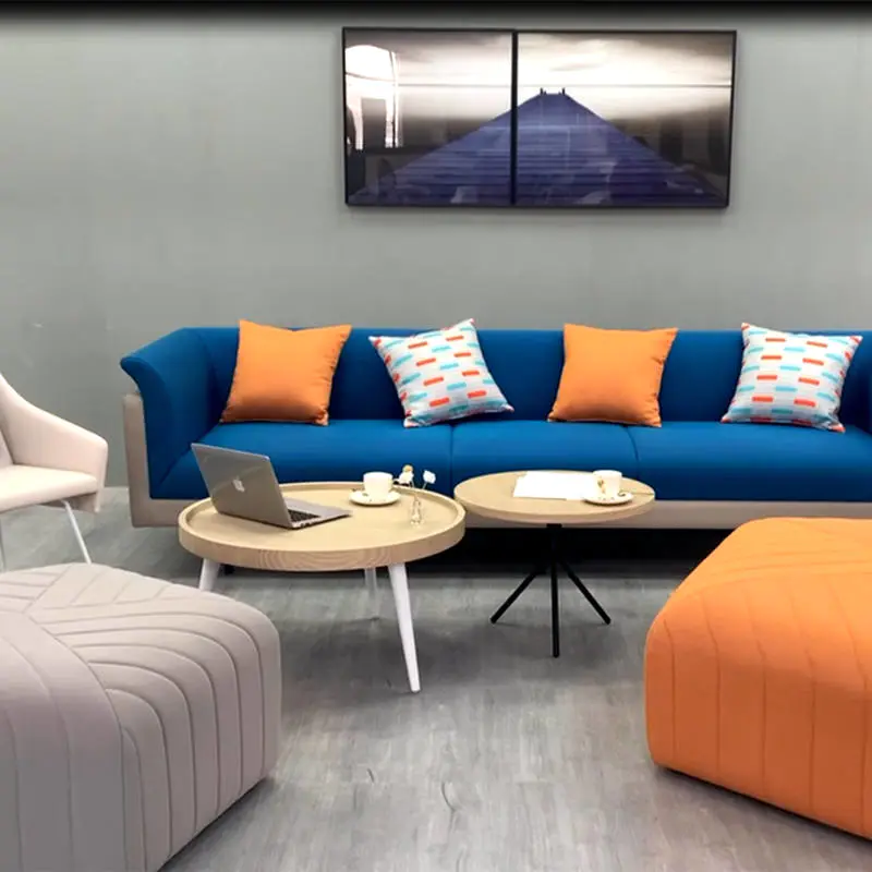 Northern Europe modern simple sofa L - cloth art sofa combination of modern living room furniture