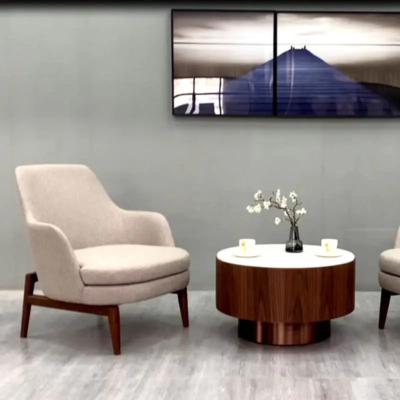 Nordic fabric sofa living room modern simple sofa light luxury sofa